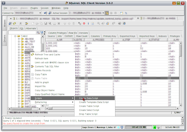 shell script to connect to database and execute query how to store sql query result in a variable in unix